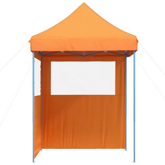 ComfortXL - Tente de réception pliable pop-up acier jardin toit escamotable 200x200 Orange - ComfortXL Outdoor Living - Image 4