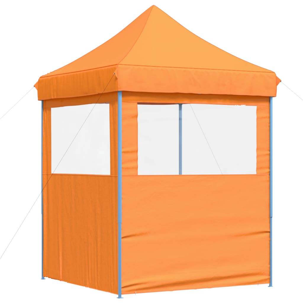 ComfortXL - Tente de réception pliable pop-up acier jardin toit escamotable 200x200 Orange - ComfortXL Outdoor Living - Image 5