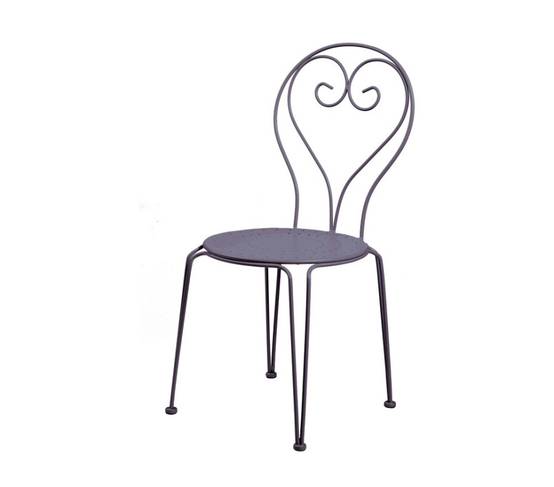 Ensemble table et chaises de jardin 4 places Anthracite CASABLANCA - Image 4