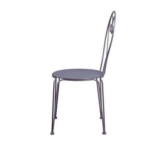 Ensemble table et chaises de jardin 4 places Anthracite CASABLANCA - Image 5