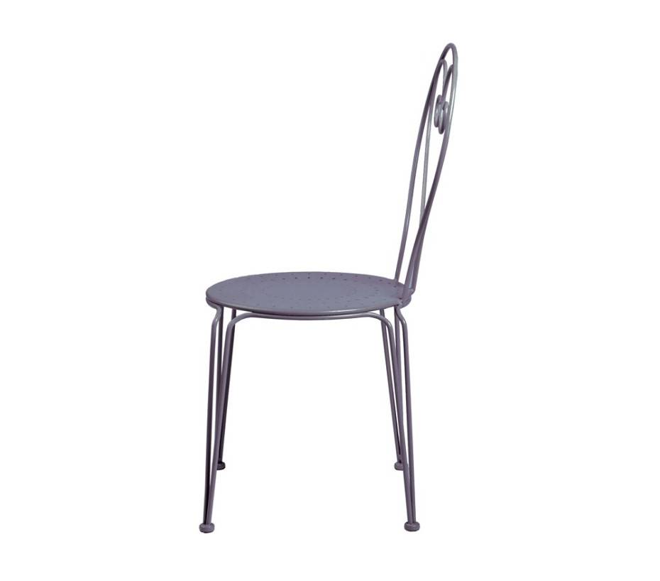 Ensemble table et chaises de jardin  4 places  Anthracite  CASABLANCA - Imagen 5
