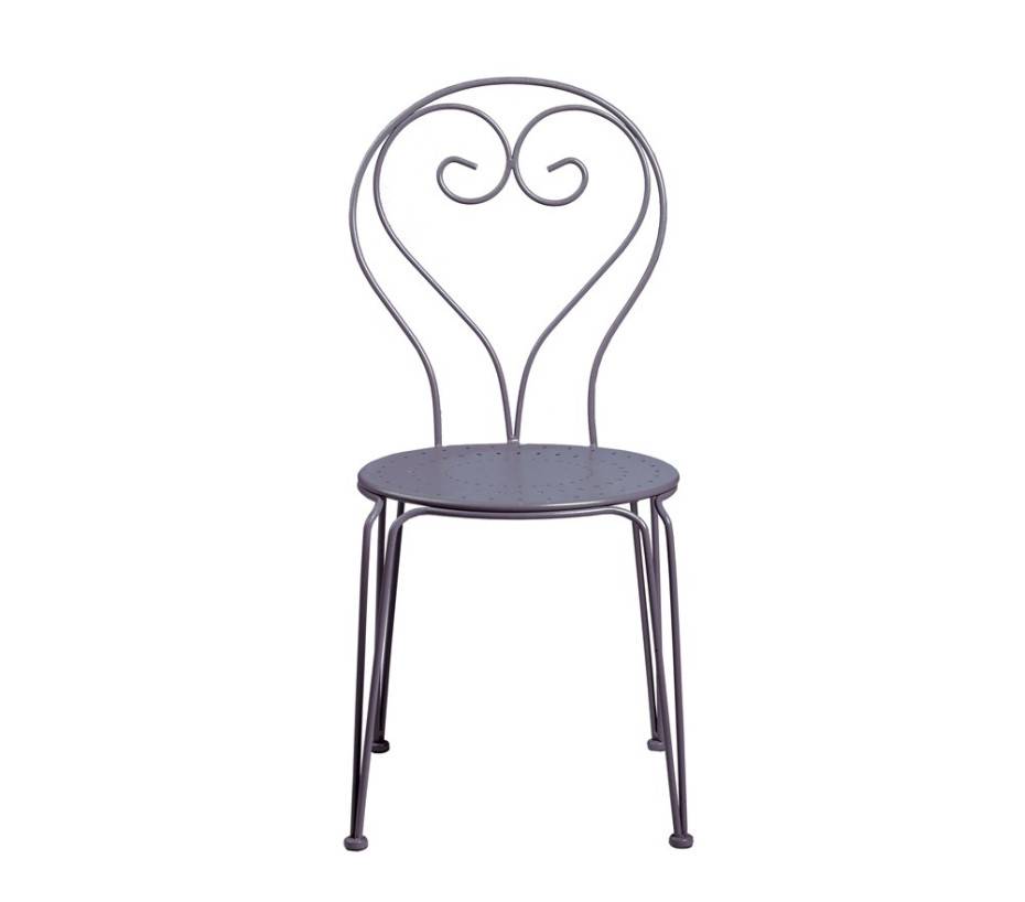 Ensemble table et chaises de jardin  4 places  Anthracite  CASABLANCA - Imagen 6