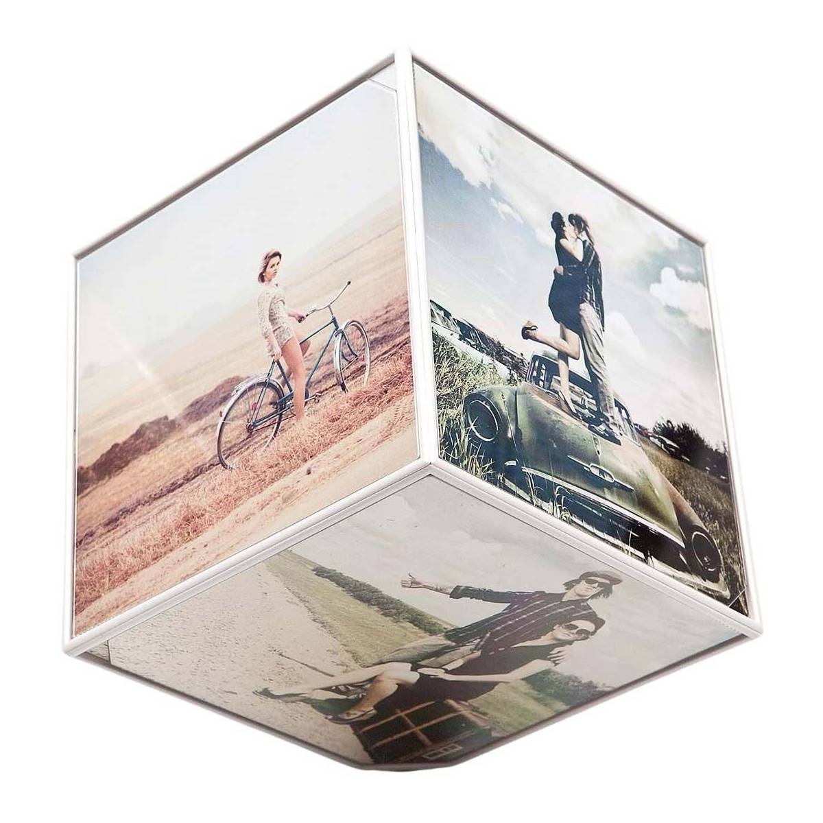 Balvi - Cadre photo rotatif  6 faces Kube 15 x 15 cm Balvi - Imagen 1