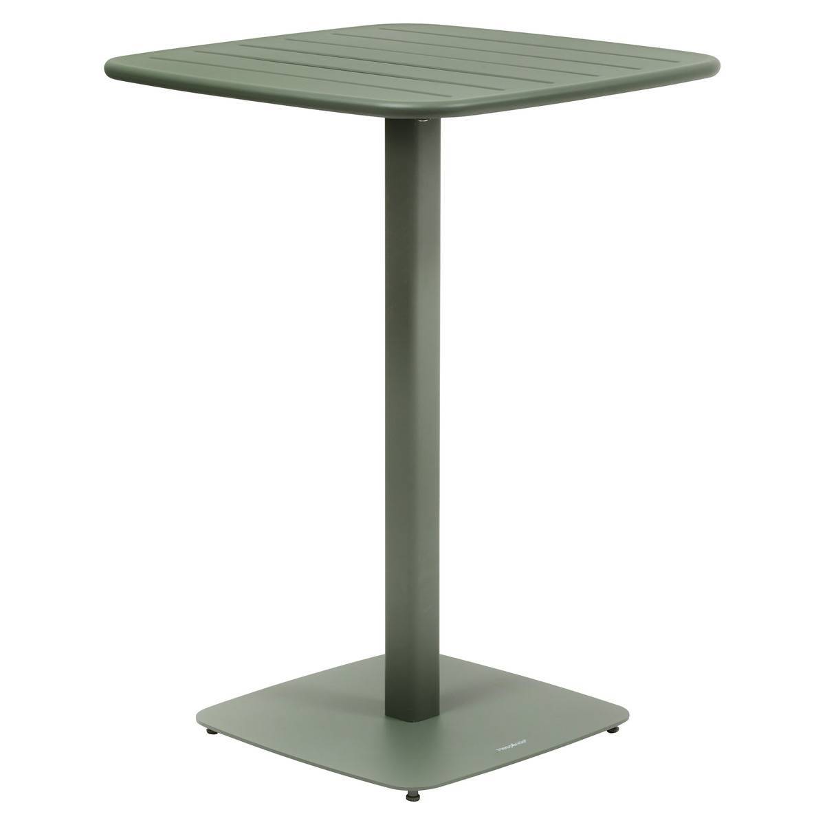 Hesperide - Table haute de jardin 2 places Alegoria 70x70cm vert laurier - Hespéride - Image 2