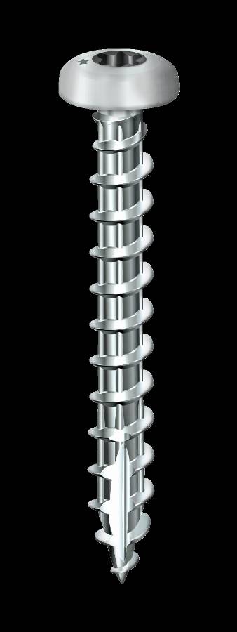 Vis bois Rocket torx à tête ronde filetage total VYNEX - acier zingué - Ø5.0 x 50 mm - boîte 500 - 351400025225 - Imagen 3