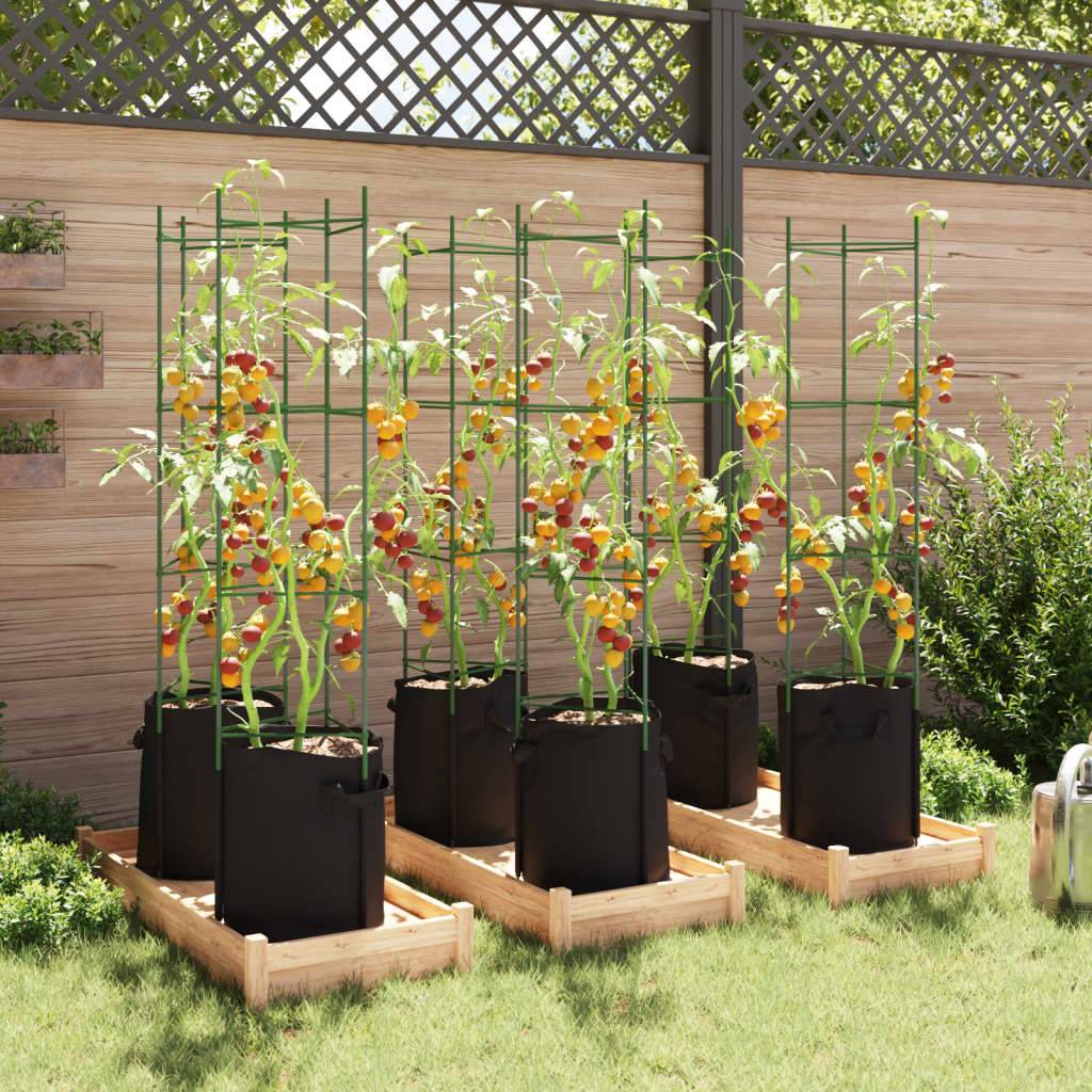 Lot de 40 liens pour arbres, Attaches de Plantes Réglable, 17 cm, Vert Foncé - IntiMeg - Gamm vert