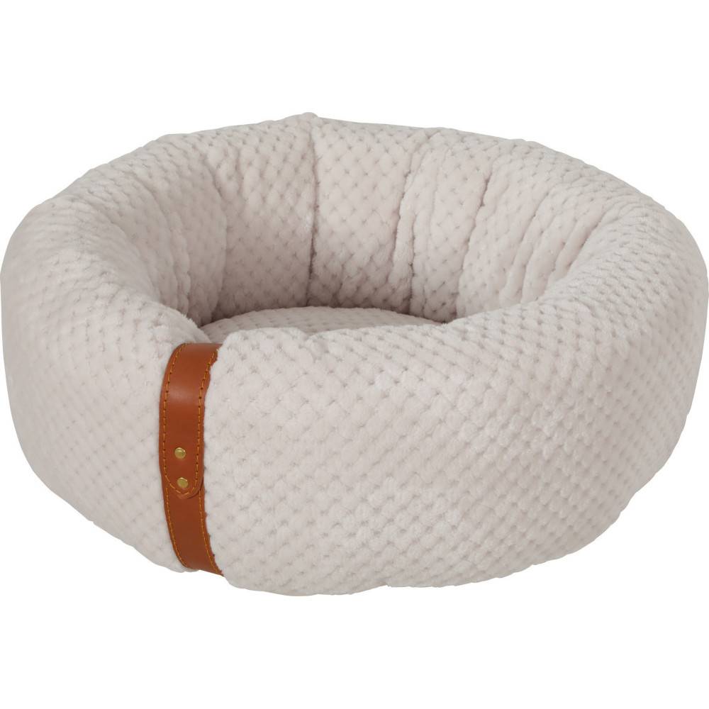 animallparadise - Coussin rond "PALOMA" pour chat. Couleur beige. ø 42 cm x 19 cm. - Imagen 1