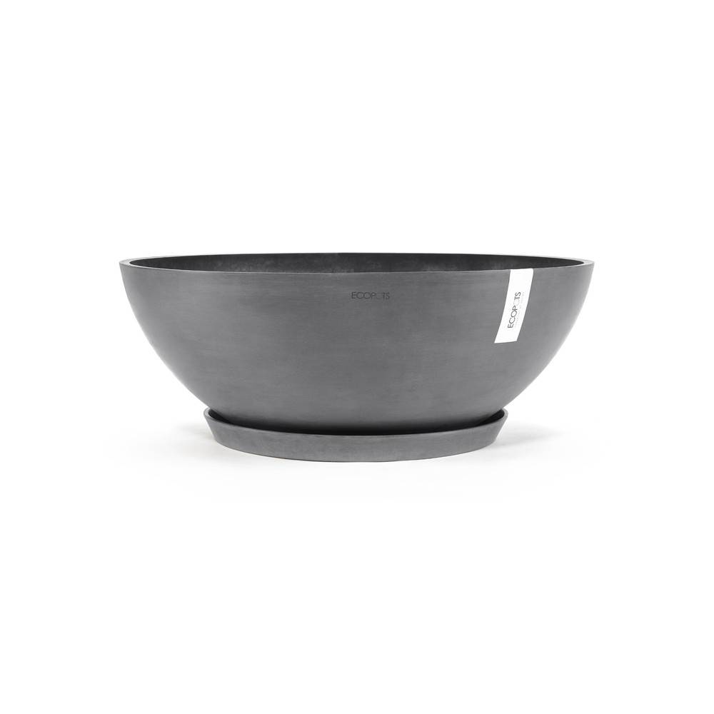 Ecopots - Pot Rond Vienna 70 Gris - Ø 70 x H. 25,2 cm - 61,7 L ECOPOTS - Imagen 3