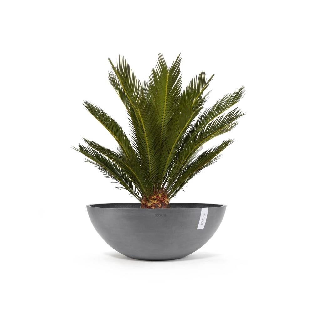 Ecopots - Pot Rond Vienna 70 Gris - Ø 70 x H. 25,2 cm - 61,7 L ECOPOTS - Imagen 1