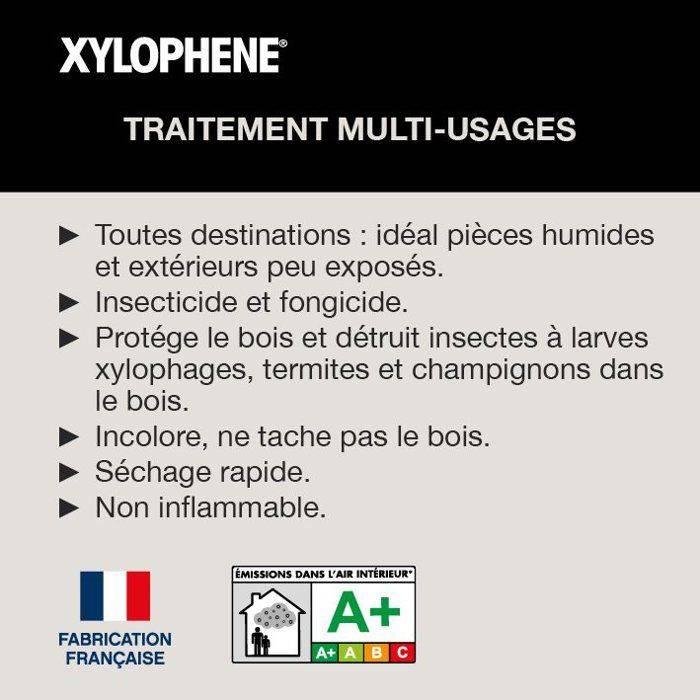 Xylophene - Traitement bois multi-usages incolore EVO+ 5 L, anti-insectes, anti-termites, anti-champignons mat - XYLOPHENE - Image 6