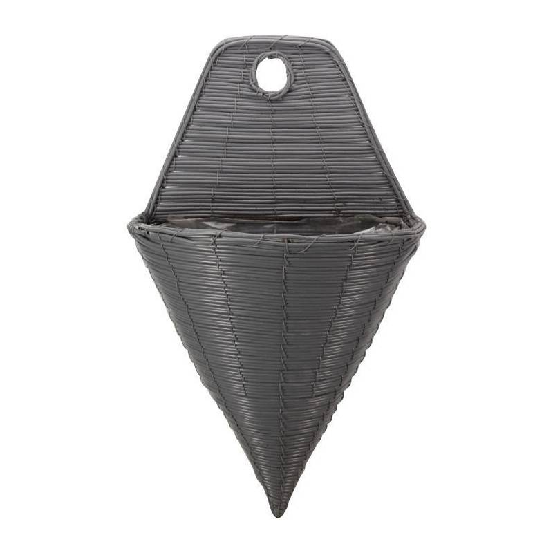 Smart Garden - Fixation Murale - Faux Rotin - Ardoise - 35cm - Smart Garden - Image 1