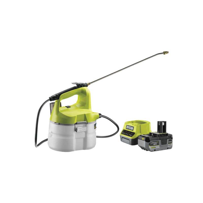 Ryobi - Pack RYOBI pulvérisateur 18V One+ 3,5L OWS1880 - 1 batterie 4.0Ah - 1 chargeur rapide 2.0Ah RC18120-140X