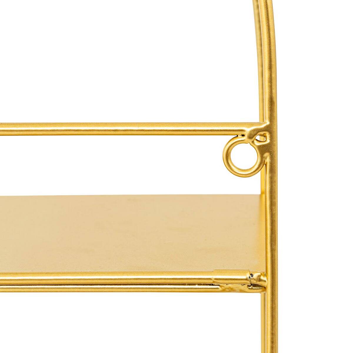 Étagère Murale Arche en Métal "Tina" 60cm Doré - Image 4