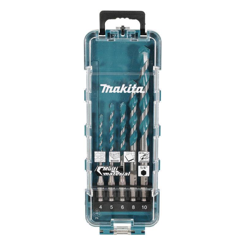 Makita - Coffret de 5 forets Multi-matériaux HEXA 1/4" MAKITA E-16732 Makita - Imagen 2