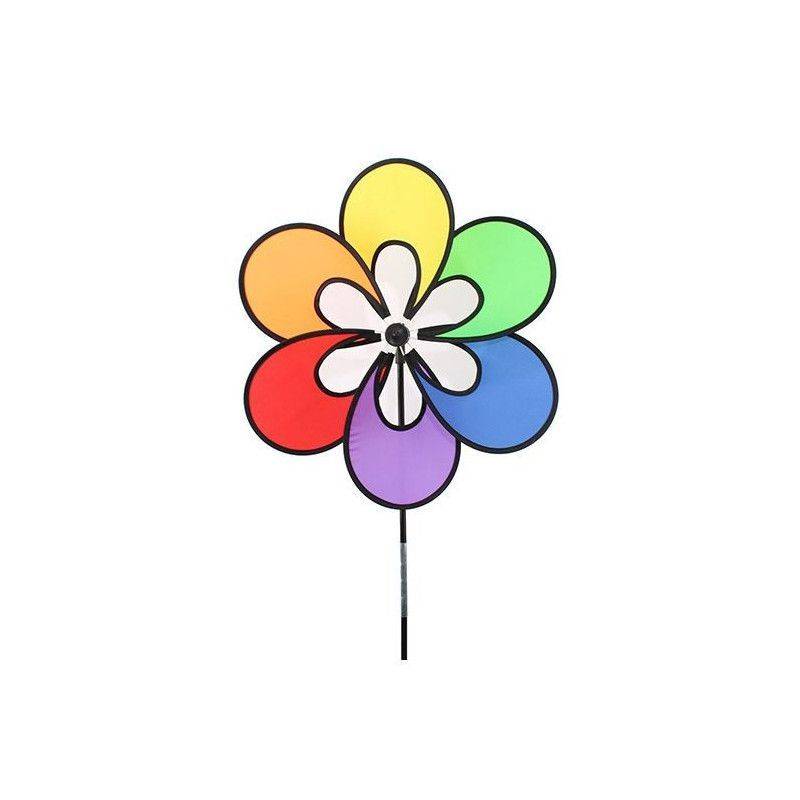 Girouette Fleur 6 palles- 40cm-
