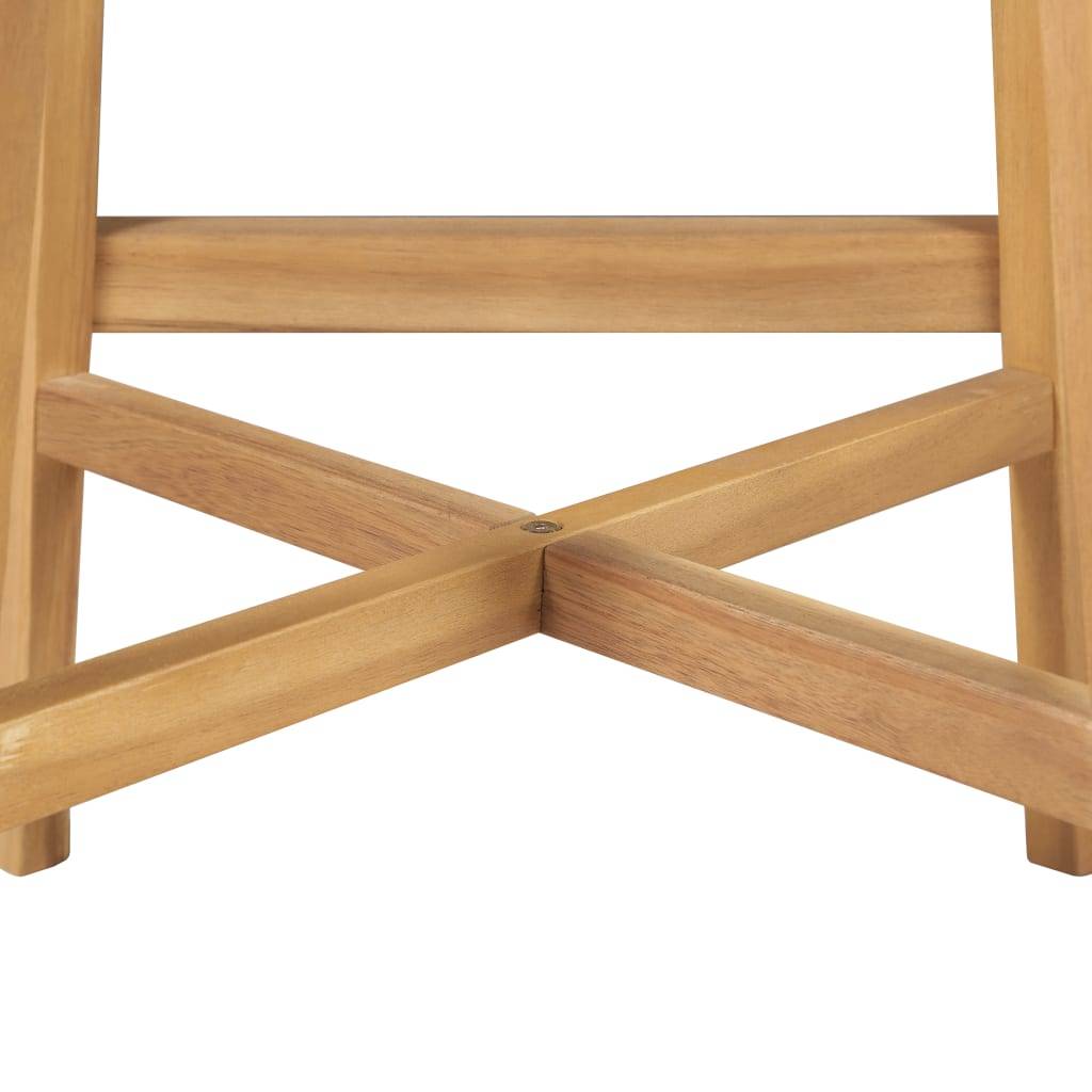 Vidaxl - Ensemble à manger d'extérieur 5 pcs Bois d'acacia solide vidaXL 44221 - Imagen 5