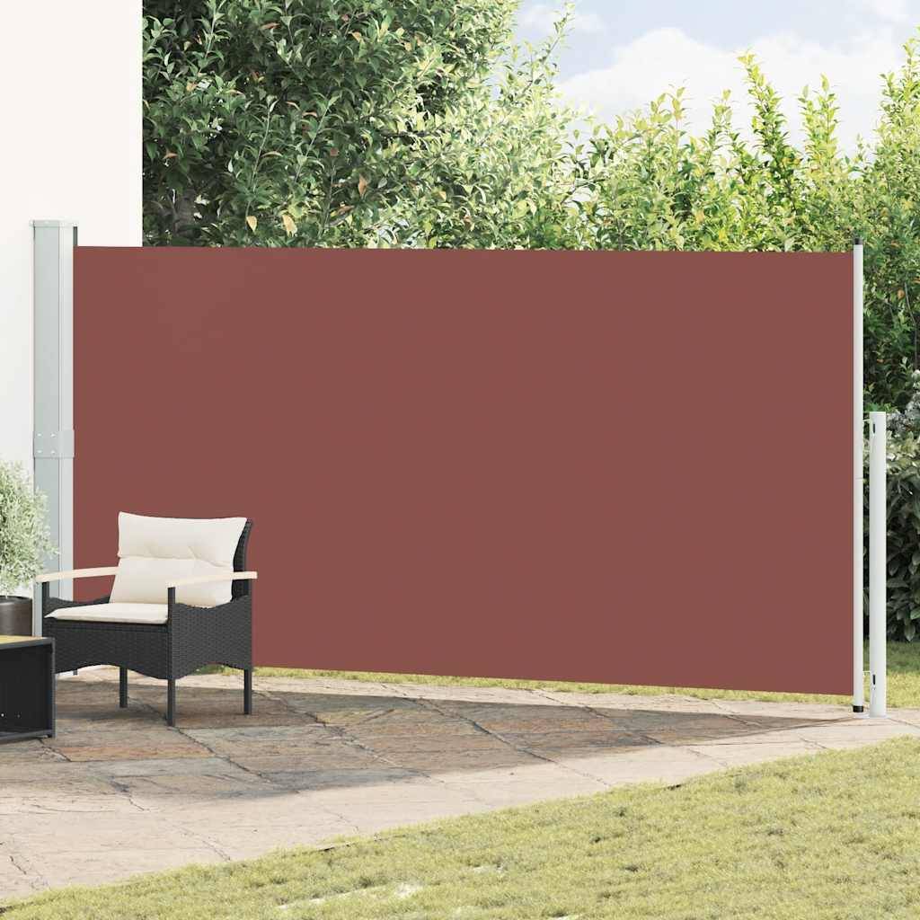Store banne | Auvent latéral rétractable de patio 180x500 cm Marron Maison Chic - Image 2