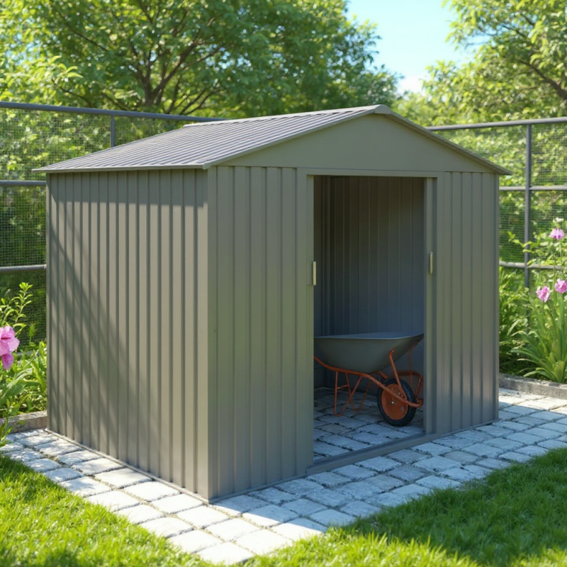 Chalet & Jardin - Abri de jardin en métal - MJ - 4,8 m² - anthracite - Image 1