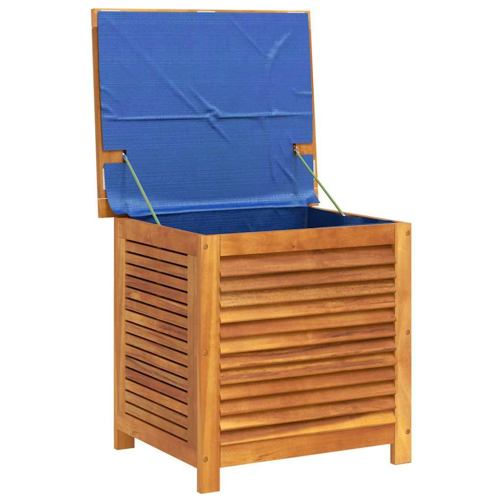 Petit Coffre de Rangement Jardin Bois d'Acacia Massif Design Persiennes 60x50x56 cm – ComfortXL Outdoor Living - Image 7