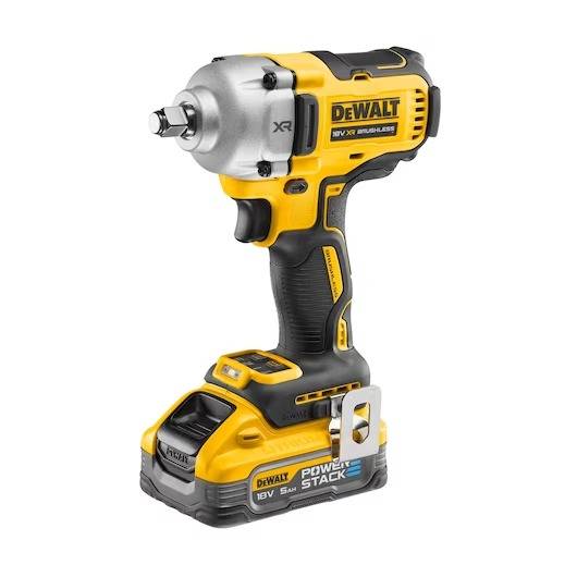 Boulonneuse 1/2” XR 18V Brushless 812 Nm Jonc de Sécurité - DEWALT - avec 2 batteries 5AH - chargeur - TSTAK - DCF891H2T-QW - Image 2