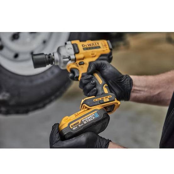 Boulonneuse 1/2” XR 18V Brushless 812 Nm Jonc de Sécurité - DEWALT - avec 2 batteries 5AH - chargeur - TSTAK - DCF891H2T-QW - Image 4