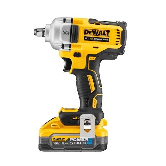 Boulonneuse 1/2” XR 18V Brushless 812 Nm Jonc de Sécurité - DEWALT - avec 2 batteries 5AH - chargeur - TSTAK - DCF891H2T-QW - Image 3