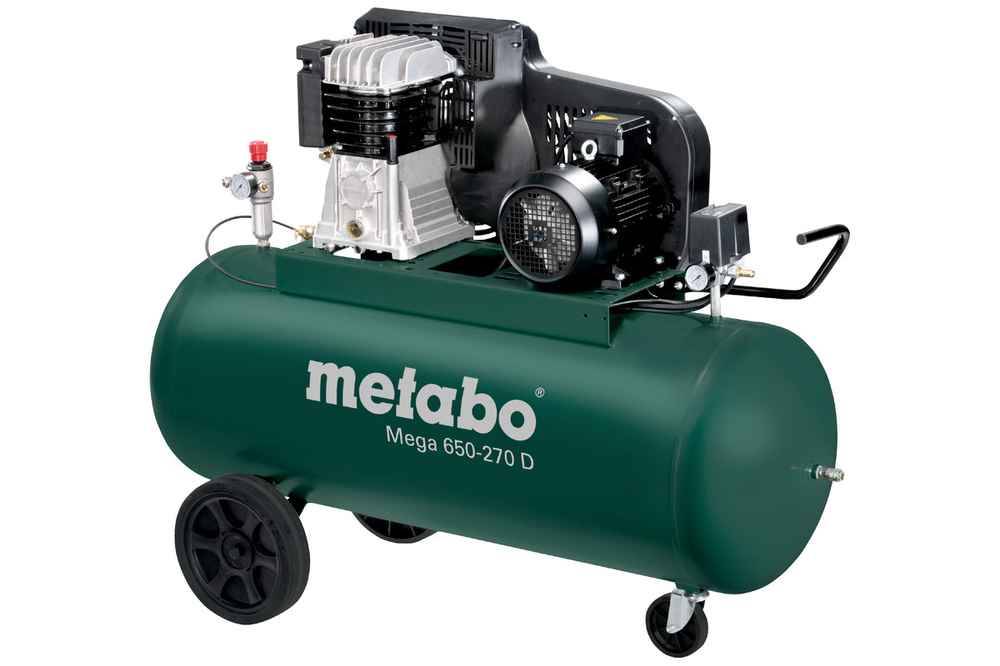 Metabo - Compresseur Mega 650-270 D - débit effectif 450 l/min