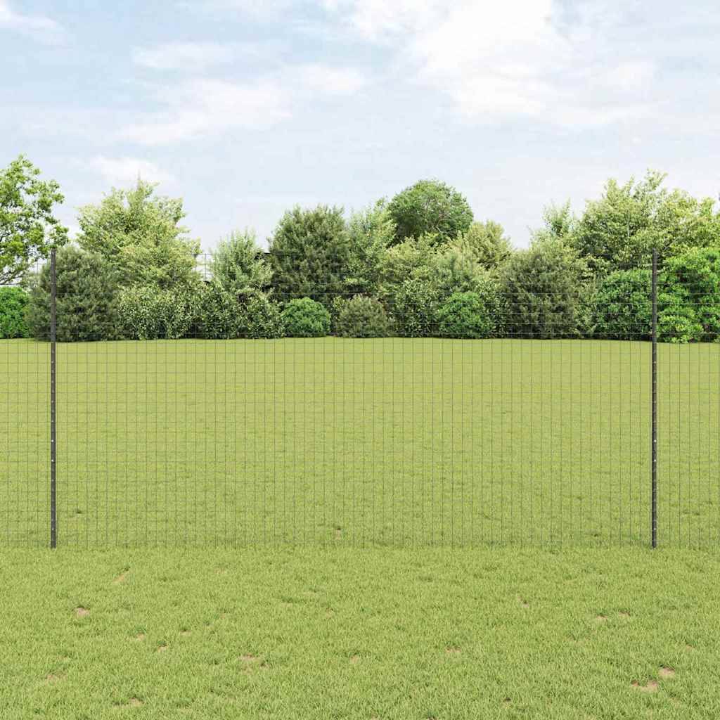 PANGIVO - Clôture Acier et PVC Grise 1,5 x 10 m, Poids :18.21kg - PANGIVO