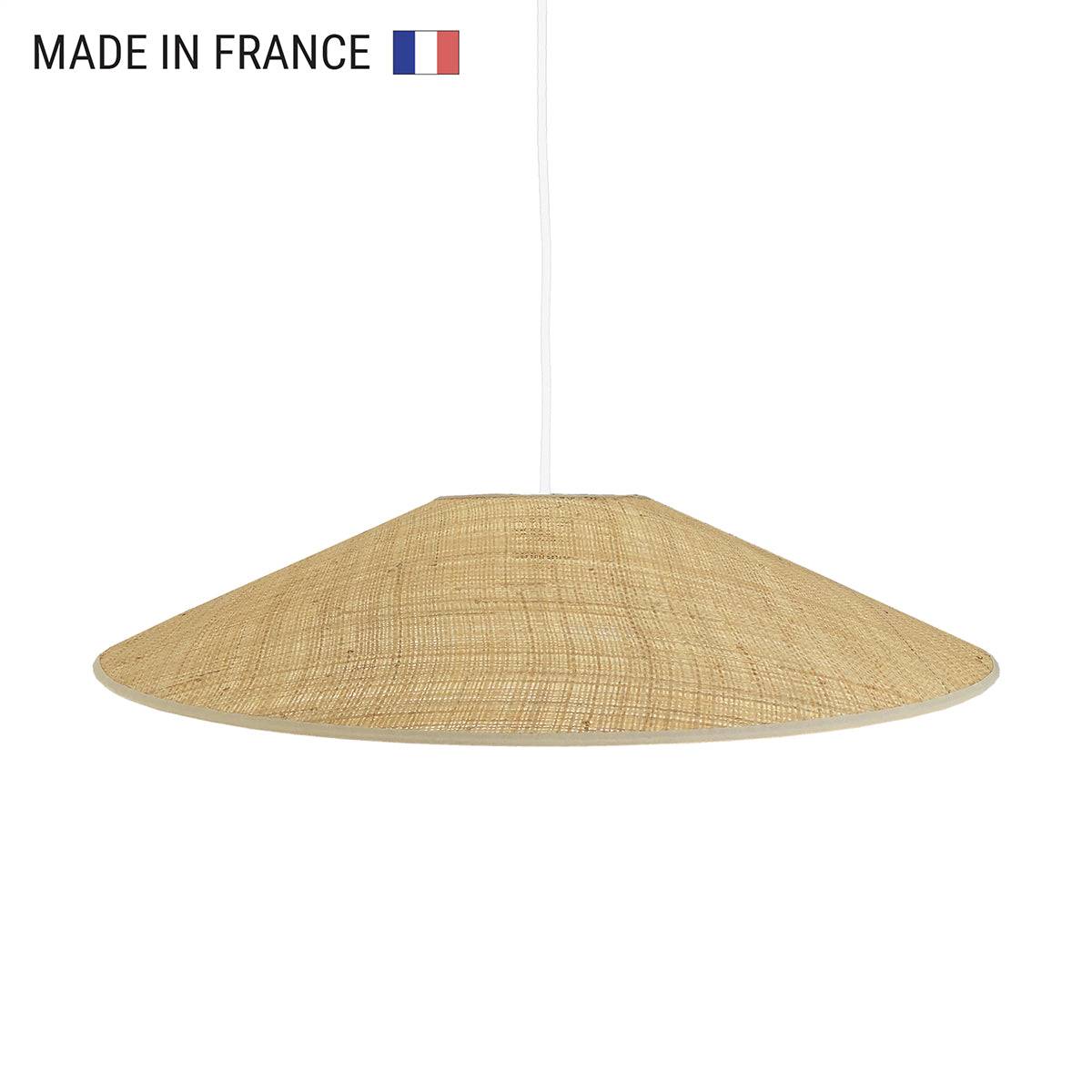 Lumisky - Abat-jour intérieur HELENA Beige Fibre naturelle D60CM - Imagen 1