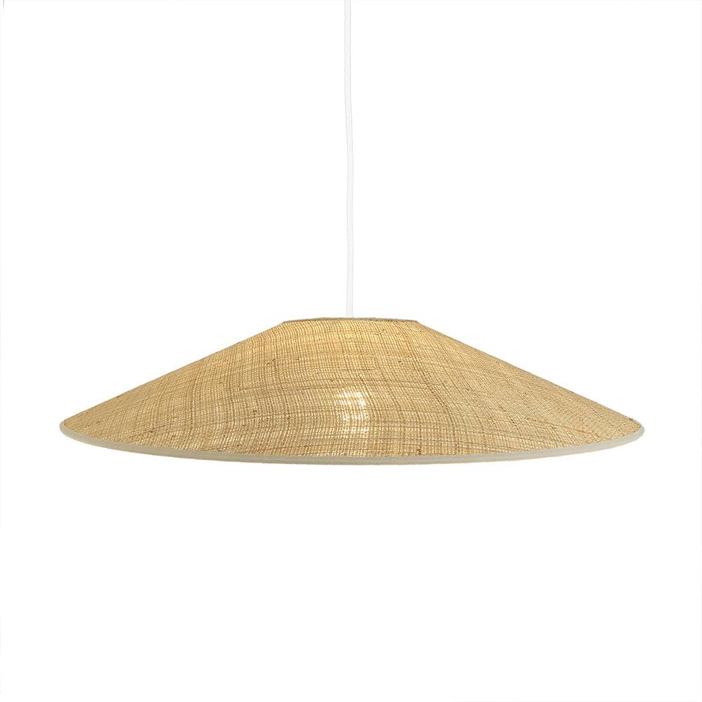 Lumisky - Abat-jour intérieur HELENA Beige Fibre naturelle D60CM - Imagen 5