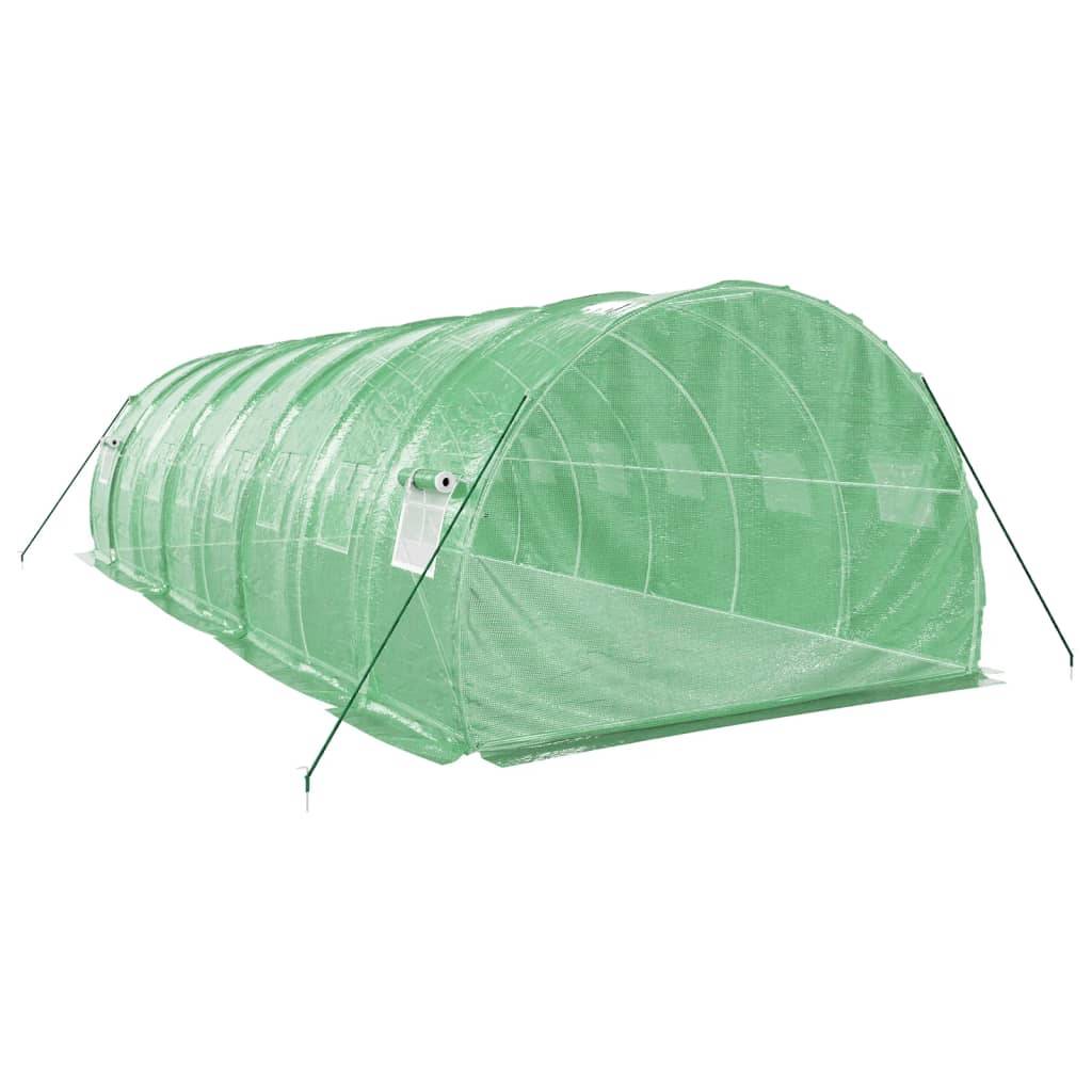 ComfortXL - Serre tunnel de jardin 24m² bâche PE et acier culture potager verte 8x3m – ComfortXL Outdoor Living - Image 6