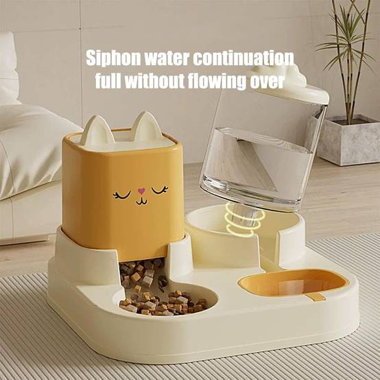 Ensemble distributeur d'eau et de nourriture pour chat et chien - Image 3