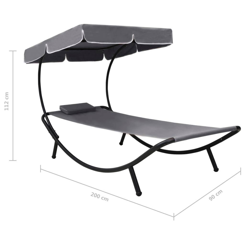 Prolenta Premium - Store banne Visé Gris 200 X 70 cm - P87209G - Image 5