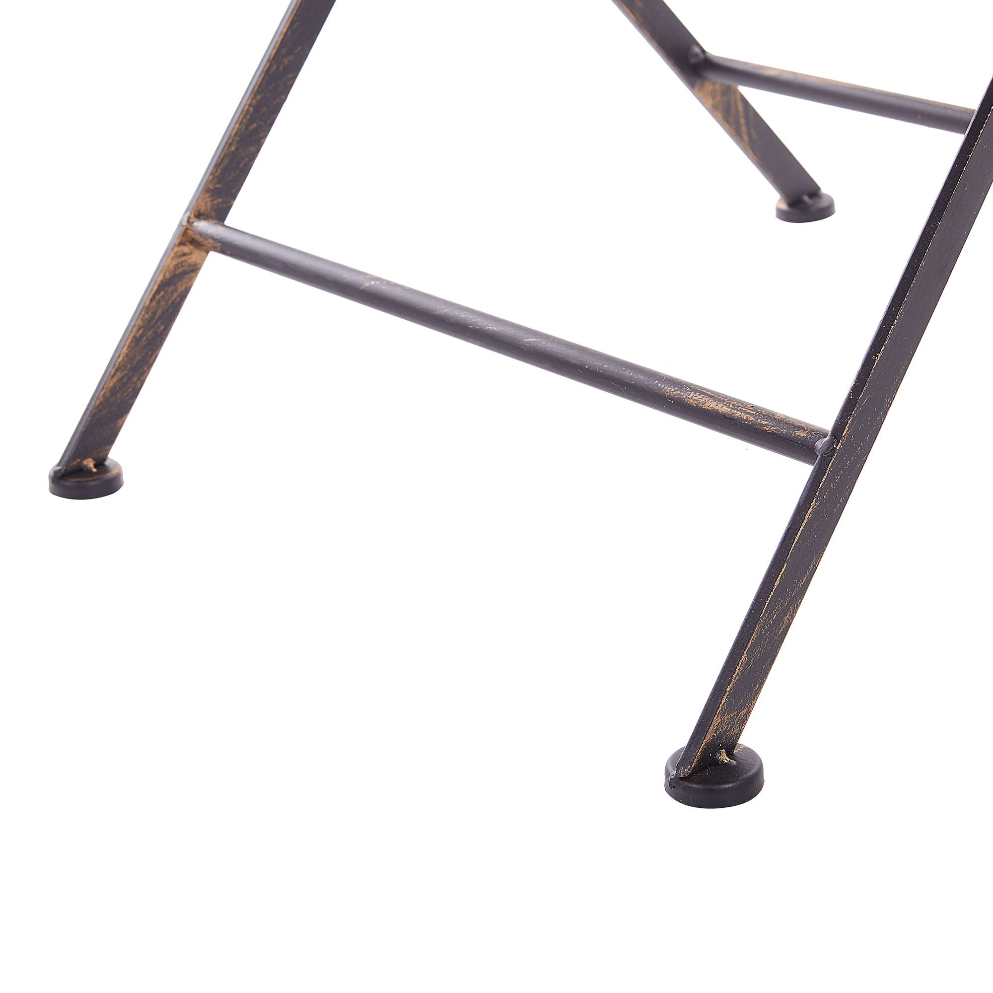 Table pliable, 2 Personnes Métal Noir BORMIO - Beliani - Image 6