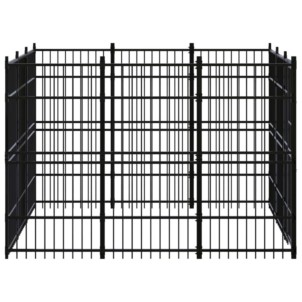 Vidaxl - Chenil d'extérieur pour chiens Acier 8,29 m² vidaXL 3097974 - Imagen 10