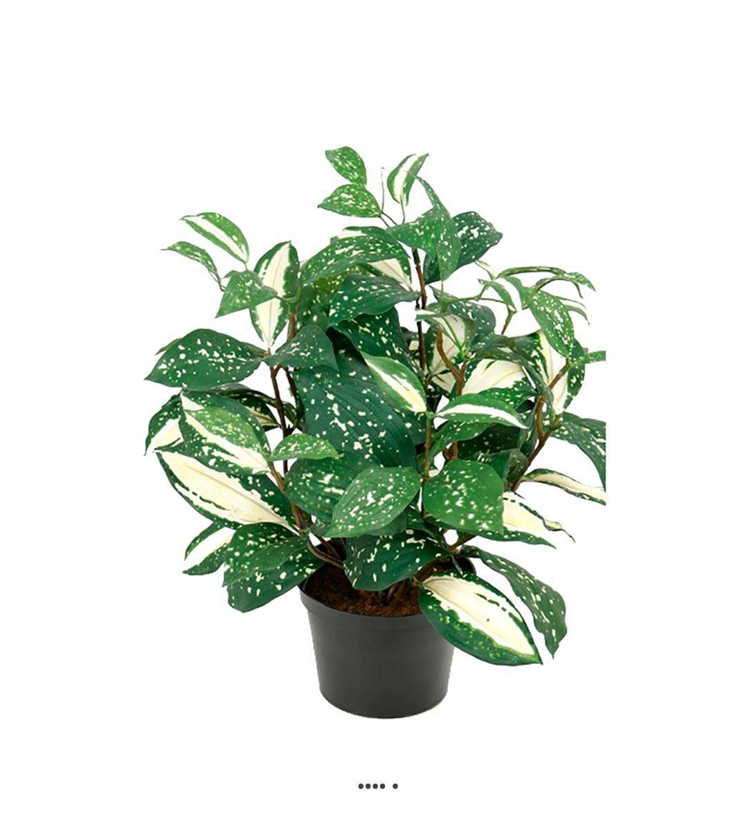 Artificielles - Pothos artificiel au feuillage tacheté H 35 cm, D 28 cm - Imagen 1