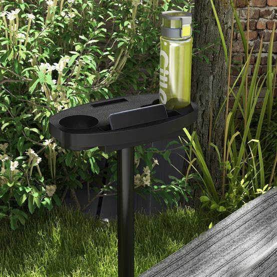 Cadre de hamac, pour hamacs jusqu’à 280 cm, acier, 285L x 125L x 110H cm, noir - Image 9