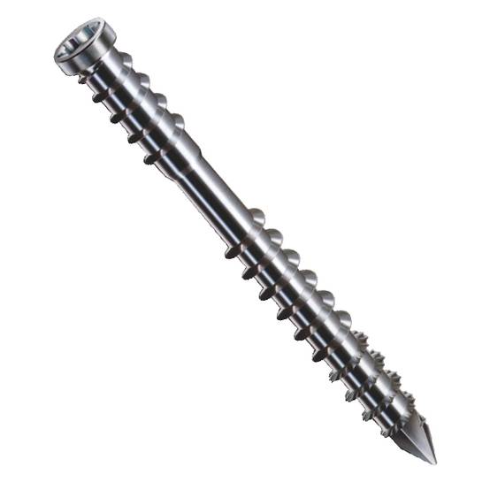 Vis terrasse SPAX 6x60mm Tête cyl. T-STAR plus T25 - Pointe CUT - inox A2 - 100 unités - 0538000600603 - Image 2