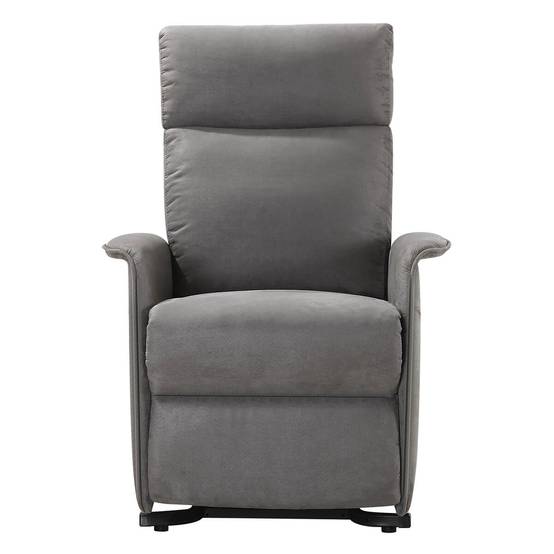 Fauteuil Relax et Releveur Electrique Tissu Gris - LISSONE - Image 5