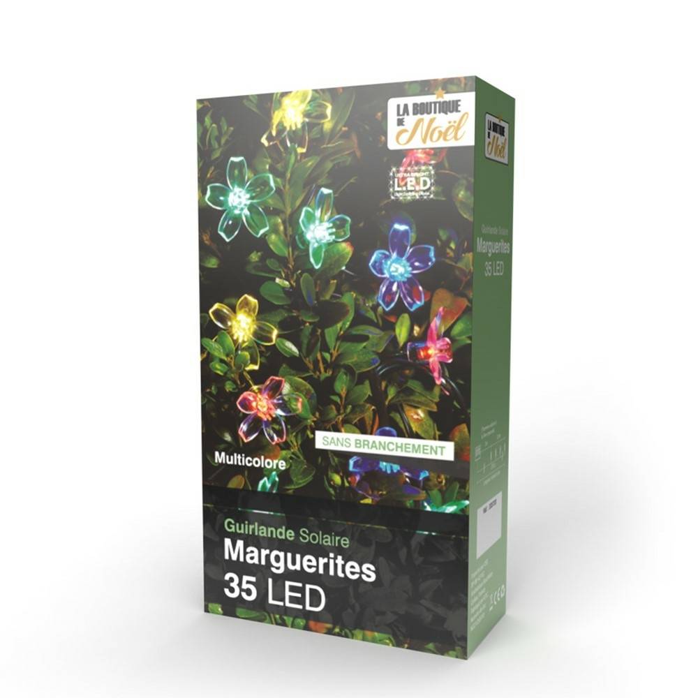Guirlande lumineuse solaire Fleurs 35 LED - Imagen 2