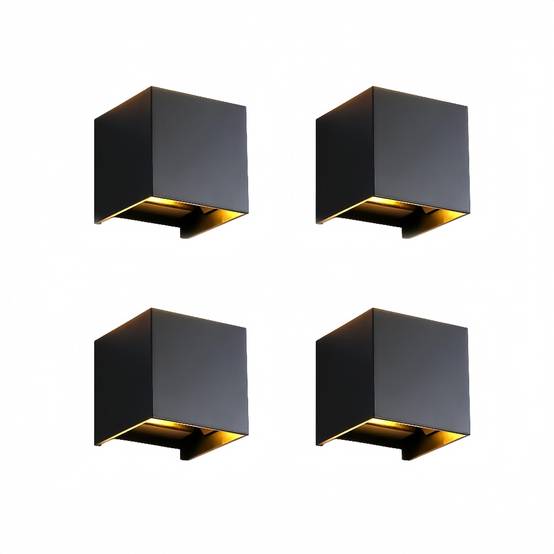 4 Pcs Applique Murale LED Ext/Int -IntiMeg - Image 1