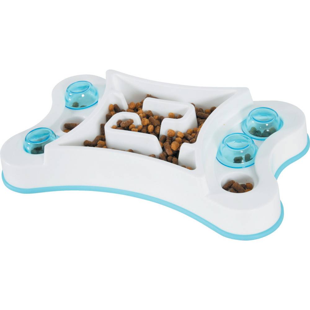 animallparadise - Ecuelle anti-glouton rectangle, 32 x 19.5 x 5.5 cm pour chien. - Imagen 2