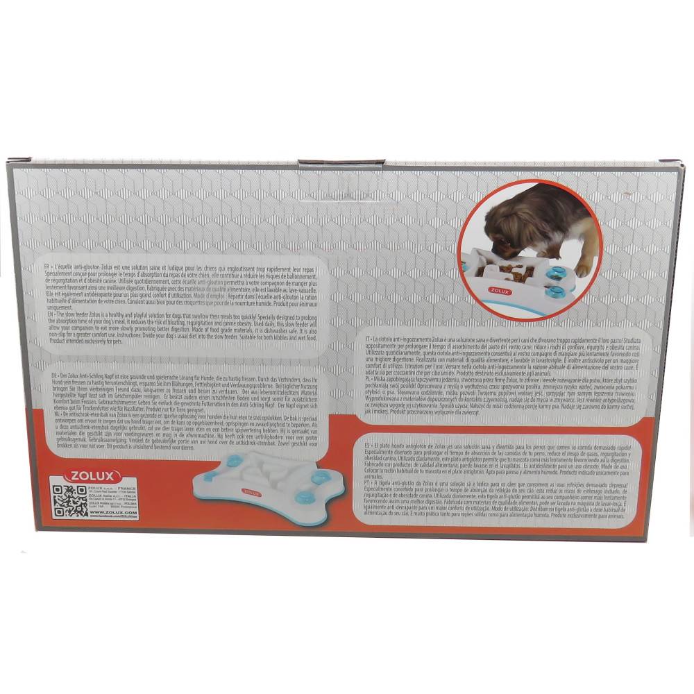 animallparadise - Ecuelle anti-glouton rectangle, 32 x 19.5 x 5.5 cm pour chien. - Imagen 6