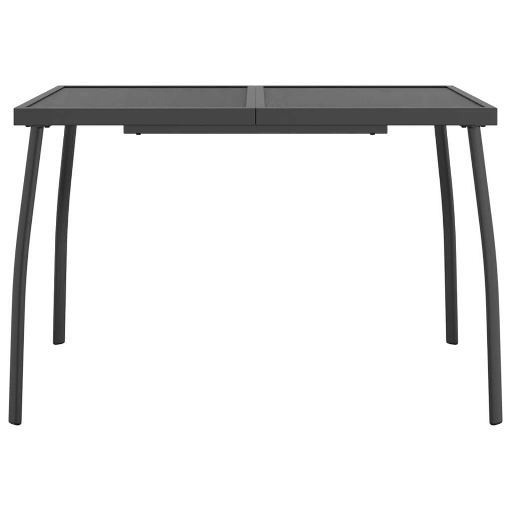 PANGIVO - Table de Jardin Anthracite 110 x 80 x 72 cm Treillis d'Acier - PANGIVO - Image 3
