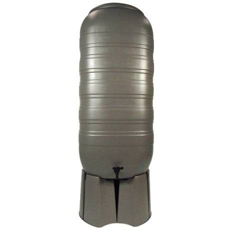 Nature - Récupérateur d'eau de pluie colonne 250 litres, Couleur Beige, Socle Avec socle - Imagen 1