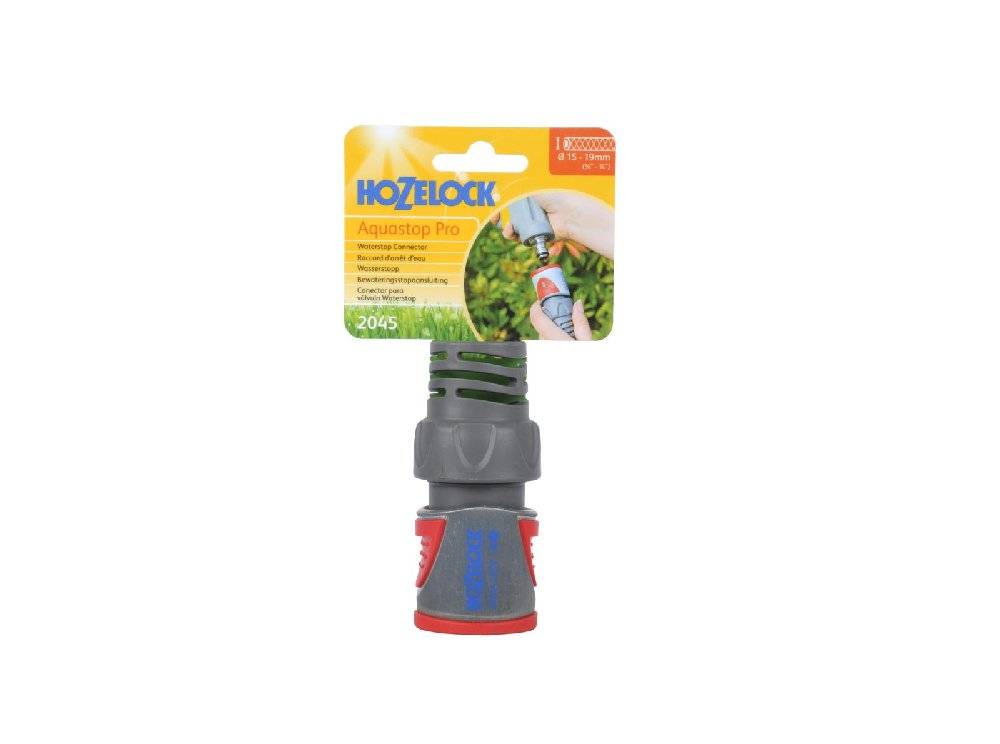 Hozelock - Raccord AquaStop Pro pour tuyau de ø 15 mm et ø 19 mm HOZELOCK - Imagen 2