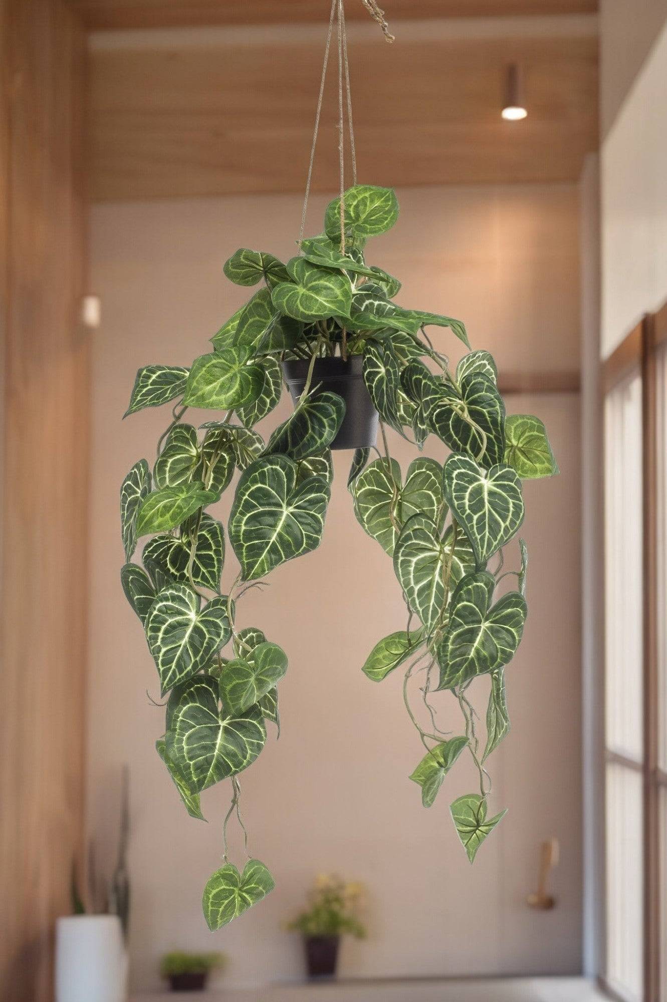 La Green Touch - Anthurium Clarinerdium plante artificielle - h80cm, Ø18cm- La Green Touch - Imagen 1