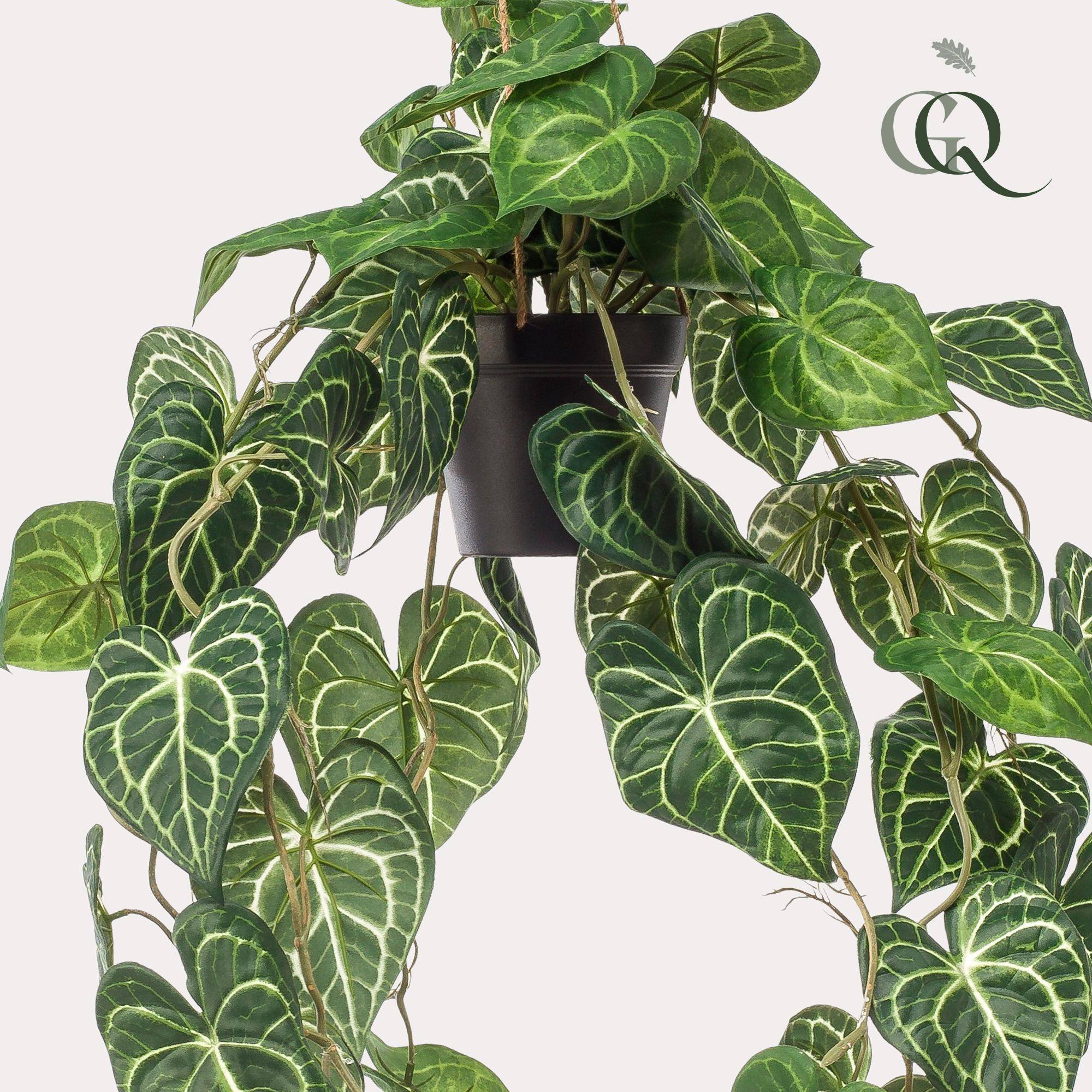 La Green Touch - Anthurium Clarinerdium plante artificielle - h80cm, Ø18cm- La Green Touch - Imagen 2