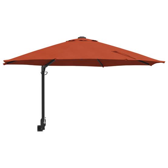 Maison Chic - Parasol de Terrasse - Parasol d'extérieur Terracotta Cadre en aluminium, toile en polyester - Image 1