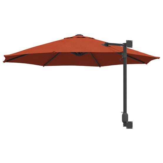 Maison Chic - Parasol de Terrasse - Parasol d'extérieur Terracotta Cadre en aluminium, toile en polyester - Image 6